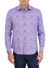 Robert Graham Highland Long Sleeve Button Down Shirt In Lilac