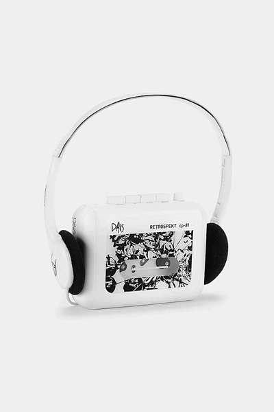 Retrospekt Dais X  Cp-81 Portable Cassette Player In White At Urban Outfitters