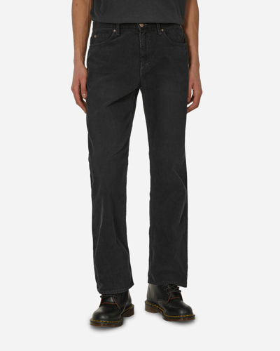 Hysteric Glamour Bootcut Cordurory Trousers In Black