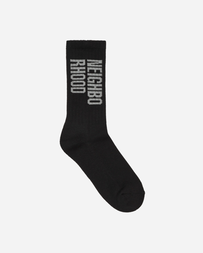 Neighborhood Id Logo Socks In Black