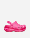 Crocs Classic Mega Crush Clogs In Pink