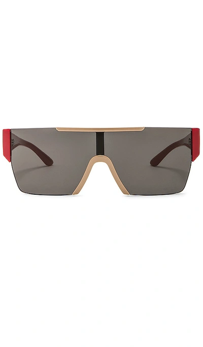 Burberry Square Sunglasses In Red