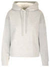 MONCLER MONCLER HOODIE WITH CRYSTAL PATCH