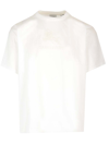 BURBERRY BURBERRY T-SHIRT IN WHITE COTTON