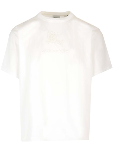 Burberry Cotton T-shirt In White