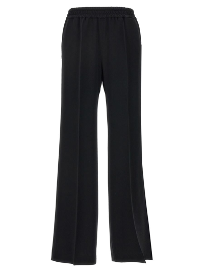 Alberto Biani Light Cady Pants In Black