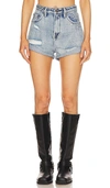 ONE TEASPOON ICON BANDITS HIGH WAIST DENIM SHORTS