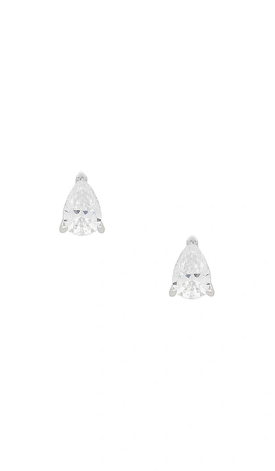 Shashi Nikita Stud Earring In É“¶è‰²