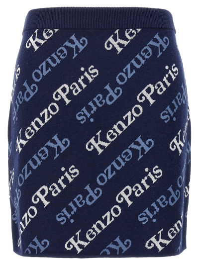 KENZO KENZO ALL OVER LOGO SKIRT