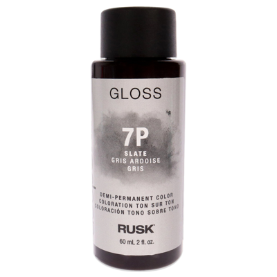 Rusk Deepshine Gloss Demi-permanent Color - 7p Slate By  For Unisex - 2 oz Hair Color