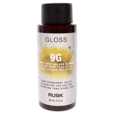 Rusk Deepshine Gloss Demi-permanent Color - 9g Very Light Golden Blonde By  For Unisex - 2 oz Hair Co