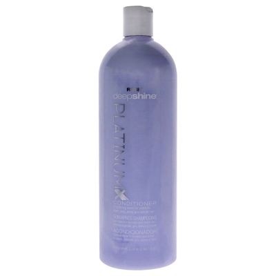 Rusk Deepshine Platinumx Conditioner By  For Unisex - 33.8 oz Conditioner In Yellow