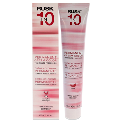 Rusk Permanent Cream Color In10 - 8s Light Sand Blonde By  For Unisex - 3.4 oz Hair Color In Grey