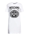 Moschino Woman Mini Dress White Size 10 Cotton