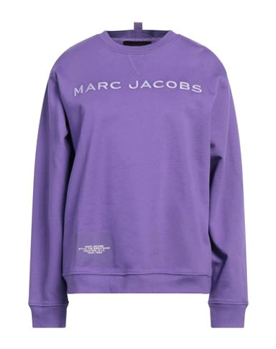 Marc Jacobs Woman Sweatshirt Purple Size L Cotton