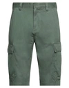Tommy Jeans Man Shorts & Bermuda Shorts Military Green Size 28 Cotton
