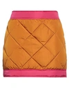 Dsquared2 Woman Mini Skirt Tan Size 2 Polyamide In Brown