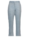 Slowear Woman Pants Sky Blue Size 4 Linen