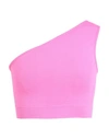 Rick Owens Woman Top Pink Size S Polyamide, Elastane
