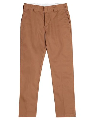 Dickies Man Pants Brown Size 34w-30l Polyester, Cotton