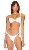 L*space Lspace Missy Underwire Bikini Top In White