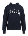 Paolo Pecora Man Sweatshirt Midnight Blue Size Xl Cotton, Elastane