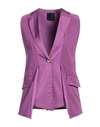 Pinko Woman Blazer Mauve Size 4 Viscose, Elastane In Purple