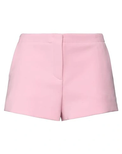 Versace Woman Shorts & Bermuda Shorts Pink Size 6 Virgin Wool