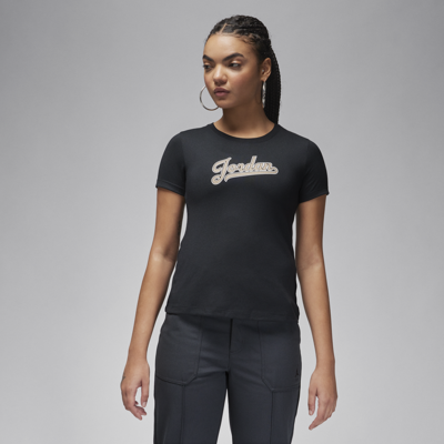 Jordan Women's  Slim T-shirt In Black