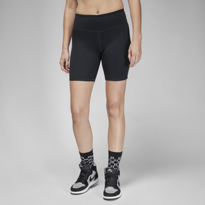 Jordan Women's  Sport High-waisted 7" Bike Shorts In Black/white