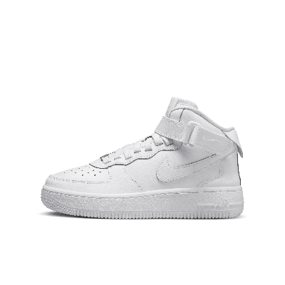 Nike Air Force 1 Mid Easyon Big Kids' Shoes In White
