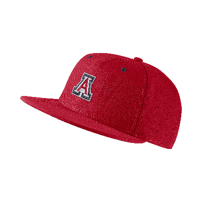 Nike Red Arizona Wildcats Aero True Baseball Performance Fitted Hat