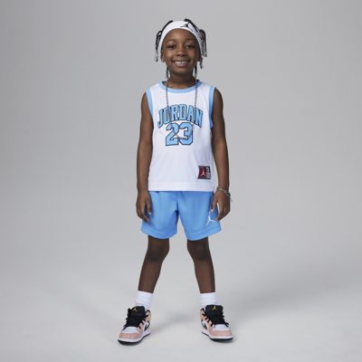 Jordan Babies' 23 Jersey Toddler 2-piece Jersey Set In Blue