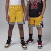 Jordan Air Diamond Little Kids' Dri-fit Shorts In Yellow