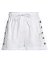 GAELLE PARIS GAËLLE PARIS WOMAN SHORTS & BERMUDA SHORTS WHITE SIZE 1 COTTON