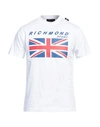 Richmond Man T-shirt White Size S Cotton