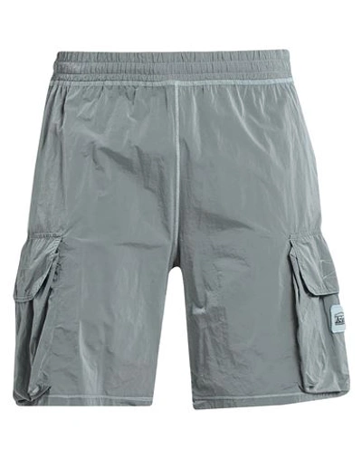 Aries Man Shorts & Bermuda Shorts Light Grey Size L Cotton