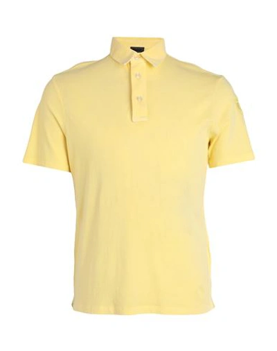 Blauer Man Polo Shirt Yellow Size S Cotton