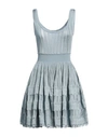 Alaïa Woman Mini Dress Light Blue Size 6 Viscose, Polyamide, Elastane