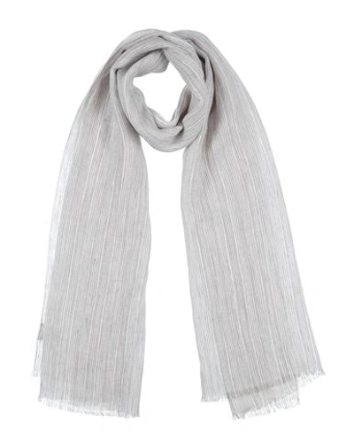 Brunello Cucinelli Woman Scarf Ivory Size - Linen, Viscose, Polyester In White