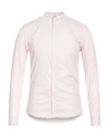 Daniele Alessandrini Homme Man Shirt Pink Size 16 Cotton In Pink