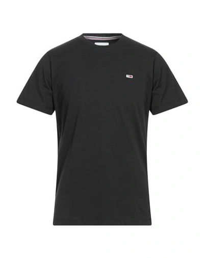 Tommy Jeans Man T-shirt Black Size Xxl Cotton