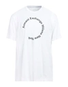 Armani Exchange Man T-shirt White Size Xl Cotton In White