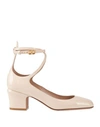 Valentino Garavani Woman Pumps Cream Size 9 Soft Leather In White