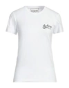 Iceberg Woman T-shirt White Size 6 Cotton, Elastane