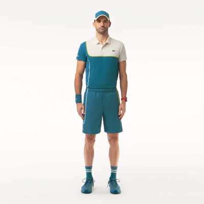 Lacoste Men's Linerless Tennis Shorts  - 3xl - 8 In Blue