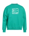 Rassvet Man Sweatshirt Green Size S Cotton