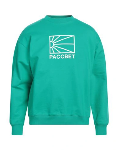 Rassvet Man Sweatshirt Green Size S Cotton