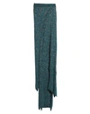 Loewe Woman Maxi Skirt Deep Teal Size S Polyamide, Polyester, Elastane, Polyurethane In Green