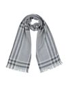 Brunello Cucinelli Man Scarf Lead Size - Cashmere, Silk In Grey